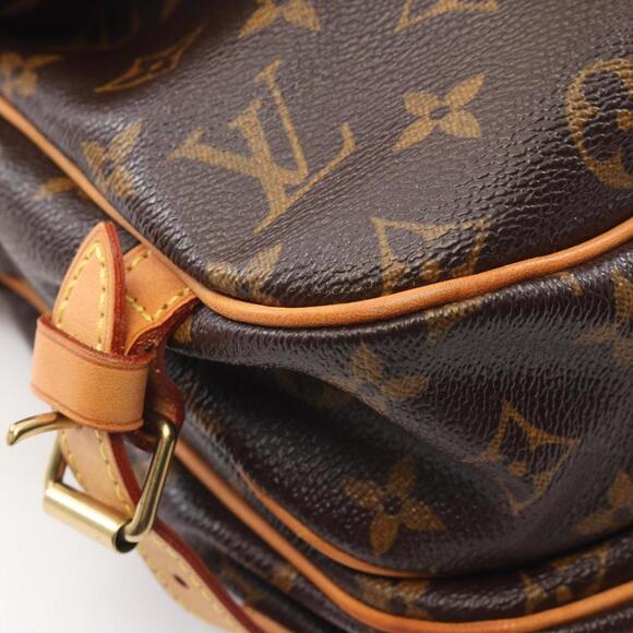 LOUIS VUITTON Brown Monogram Leather Shoulder Bag - Picture 7 of 11